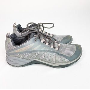 Merrell Trail Running Hiking Sneaker Gray Size 8